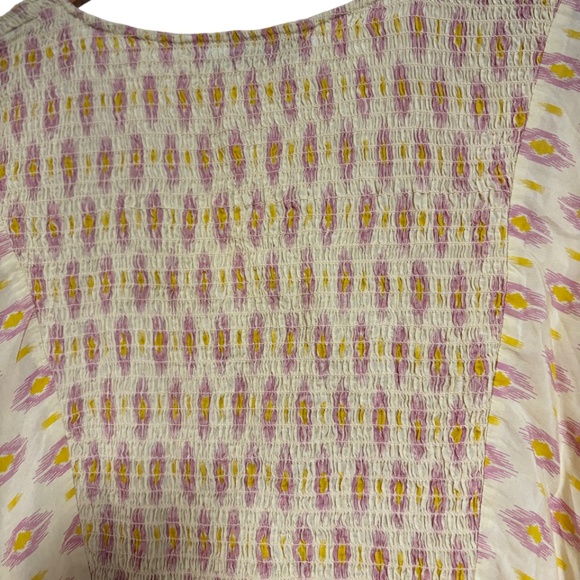 Zara | Women's Boho Smocked Midi Dress - Picture 8 of 10